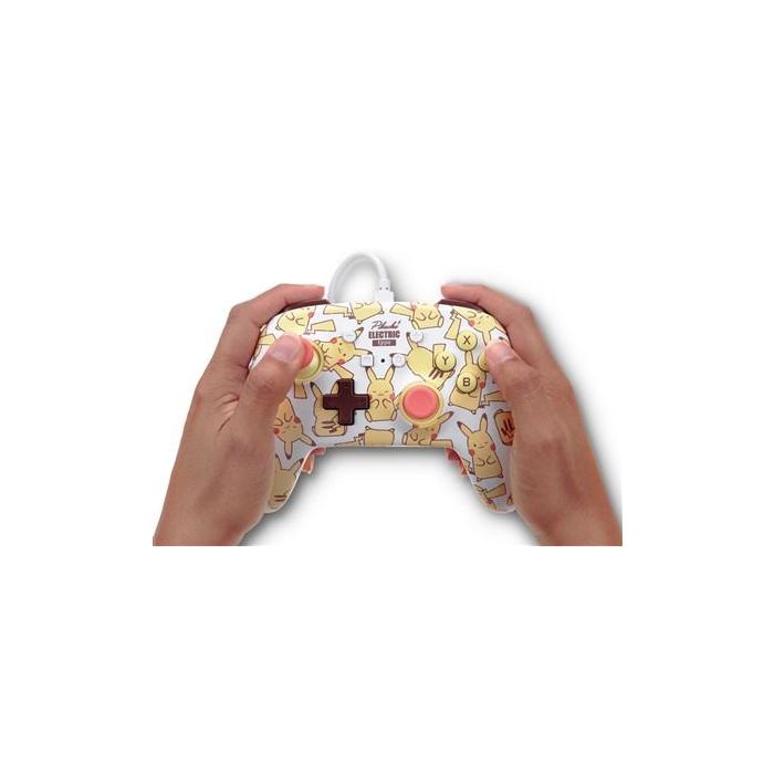 Mando con Cable PowerA para Nintendo Switch Pikachu Blush - Diseño Oficial, Botones Asignables, Cable USB-C 3m - Ref: 1526547-01 10 Mando con Cable PowerA para Nintendo Switch Pikachu Blush - Diseño Oficial, Botones Asignables, Cable USB-C 3m - Ref: 1526547-01 10