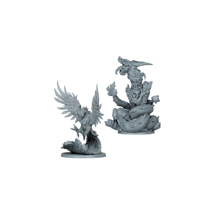 CMON Zombicide: Divine Beasts Expansión de Abominaciones Juego de Mesa para White Death, Black Plague y Green Horde, 4 Miniaturas 2 CMON Zombicide: Divine Beasts Expansión de Abominaciones Juego de Mesa para White Death, Black Plague y Green Horde, 4 Miniaturas 2