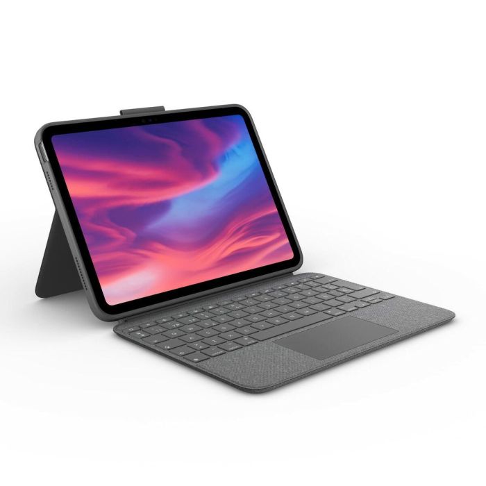 Funda para iPad + Teclado Logitech Combo Touch Gris Qwerty Español 1