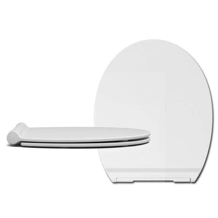 Asiento de inodoro CEDO Slim blanco 46x38.3x4.9cm 1