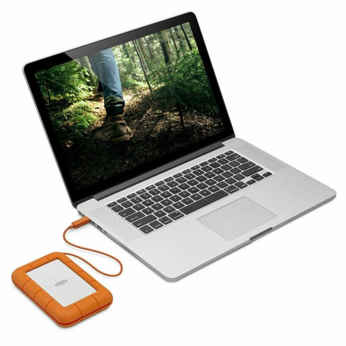 Lacie Disco Duro Externo Rugged 5TB USB-C 3.2 Gen 1 2.5" Resistente a Impactos y Salpicaduras para Movilidad 1