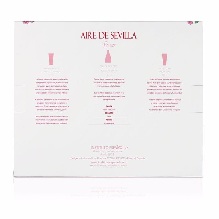 Set de Perfume Mujer Agua Rosas Aire Sevilla (3 pcs) (3 pcs)