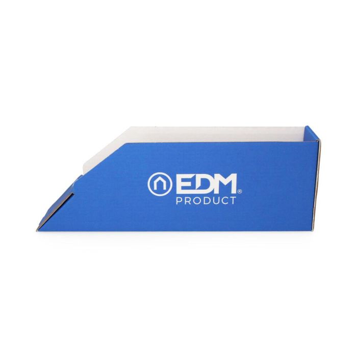 Edm Caja expositora de cartón para material eléctrico 9,8x47,2x15,3 cm Azul 2