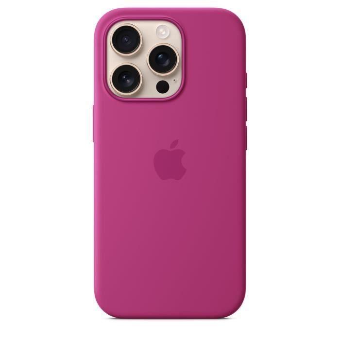 APPLE iPhone 16 Pro - Funda de silicona con MagSafe - Fucsia APPLE iPhone 16 Pro - Funda de silicona con MagSafe - Fucsia