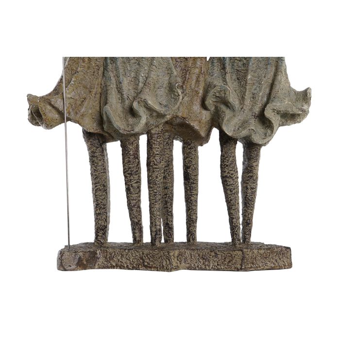 DKD Home Decor Figura Decorativa Africana Colonial de Resina Multicolor 14.5 x 41 x 33.5 cm 1