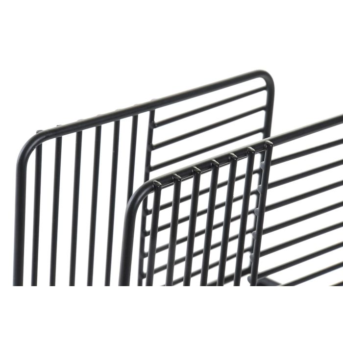 Servilletero Loft DKD Home Decor Negro 6.5 x 11.5 x 15.5 cm 1 Servilletero Loft DKD Home Decor Negro 6.5 x 11.5 x 15.5 cm 1