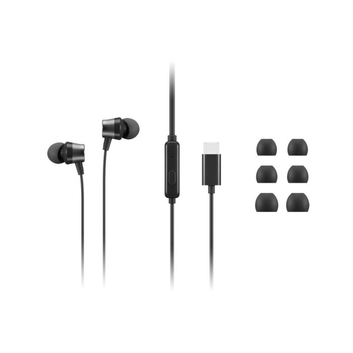 Auriculares Lenovo 4XD1J77351 Negro 2 Auriculares Lenovo 4XD1J77351 Negro 2