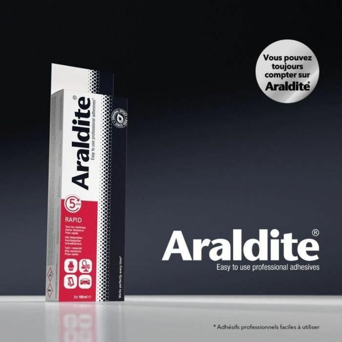 Cyanolit AUC7610594000060 Adhesivo Epoxi Bicomponente Araldite Rojo Raprid 2 x 100 ml Fraguado Rápido Alta Resistencia Multimaterial 1 Cyanolit AUC7610594000060 Adhesivo Epoxi Bicomponente Araldite Rojo Raprid 2 x 100 ml Fraguado Rápido Alta Resistencia Multimaterial 1