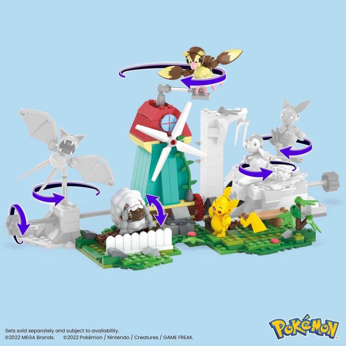 Mega Construx Pokemon Ciudad Del Viento Hkt21 Mattel 3