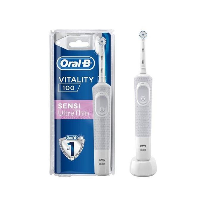 Oral-B Cepillo De Dientes Electrico Vitality 100 Sentive Ultra Thin Blanco Oral-B Cepillo De Dientes Electrico Vitality 100 Sentive Ultra Thin Blanco