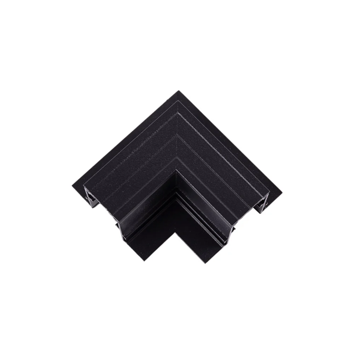 Conector L Carril Magnético Empotrado 20mm 1 Conector L Carril Magnético Empotrado 20mm 1