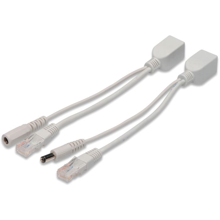 Digitus DN-95001 Juego de Cables PoE Pasivos RJ-45, Divisor e Inyector Ethernet Rápido, Color Blanco 1 Digitus DN-95001 Juego de Cables PoE Pasivos RJ-45, Divisor e Inyector Ethernet Rápido, Color Blanco 1