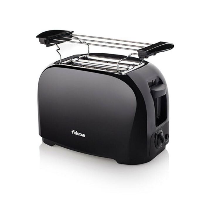 Tristar BR-1025 Tostador de Pan 800W Negro con 2 Ranuras, 6 Ajustes, Funciones Descongelar y Calentar, Bandeja Migas Extraíble 4 Tristar BR-1025 Tostador de Pan 800W Negro con 2 Ranuras, 6 Ajustes, Funciones Descongelar y Calentar, Bandeja Migas Extraíble 4
