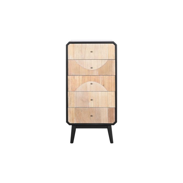 Chifonier Moderno DKD Home Decor Negro Natural 35 x 100 x 48.3 cm 5 Chifonier Moderno DKD Home Decor Negro Natural 35 x 100 x 48.3 cm 5