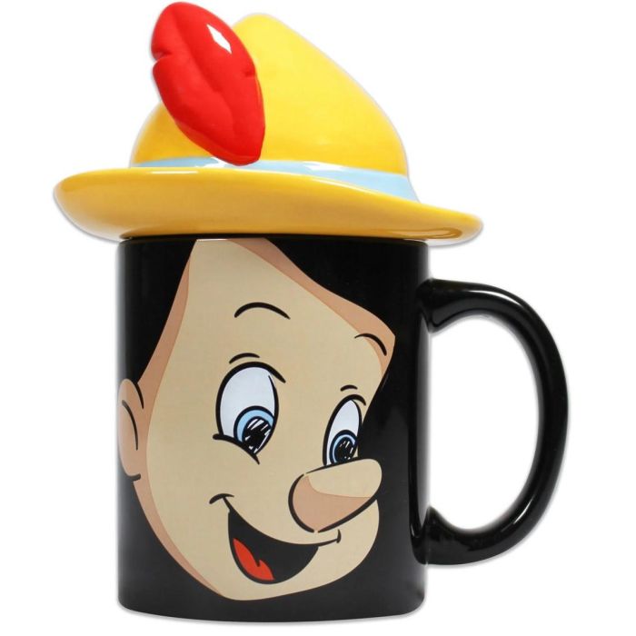 Half Moon Bay Taza 3D Pinocho con tapa de sombrero 400ml - Disney 0 Half Moon Bay Taza 3D Pinocho con tapa de sombrero 400ml - Disney 0