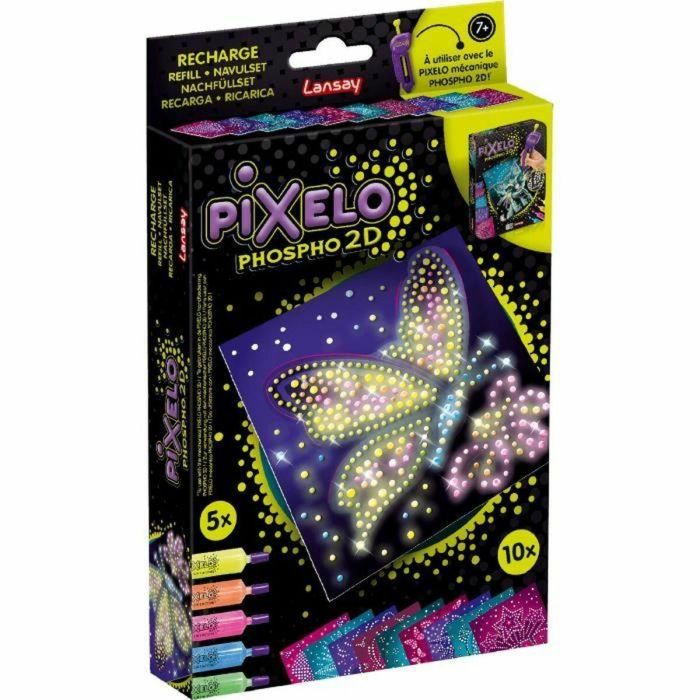 Lansay LAN3181860202869 Recambio Pixelo Phospho 2D - 10 Ilustraciones Fosforescentes para crear y brillar en la oscuridad - A partir de 7 años 5 Lansay LAN3181860202869 Recambio Pixelo Phospho 2D - 10 Ilustraciones Fosforescentes para crear y brillar en la oscuridad - A partir de 7 años 5