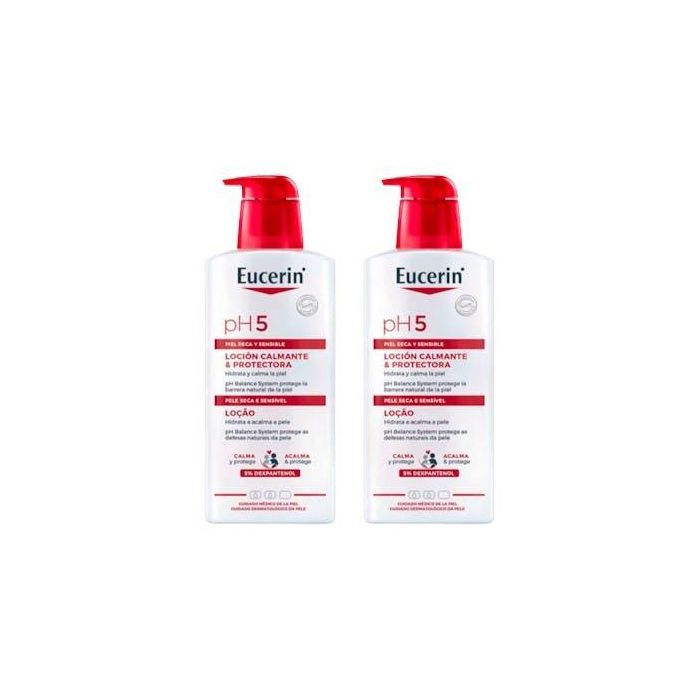 Eucerin PH5 loción hidratante para pieles sensibles pack 2 x 400 ml