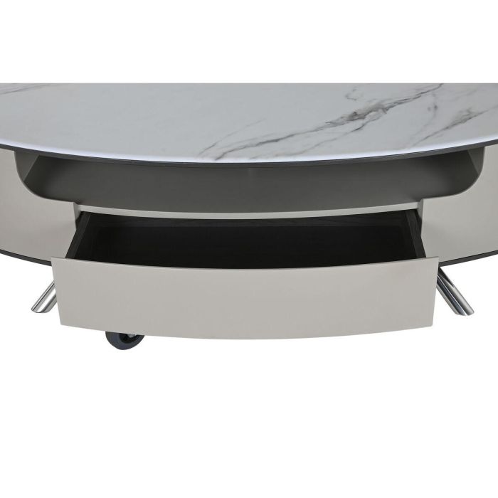 Mesa Centro Moderno DKD Home Decor Beige Blanco 75 x 40 x 140 cm 6 Mesa Centro Moderno DKD Home Decor Beige Blanco 75 x 40 x 140 cm 6