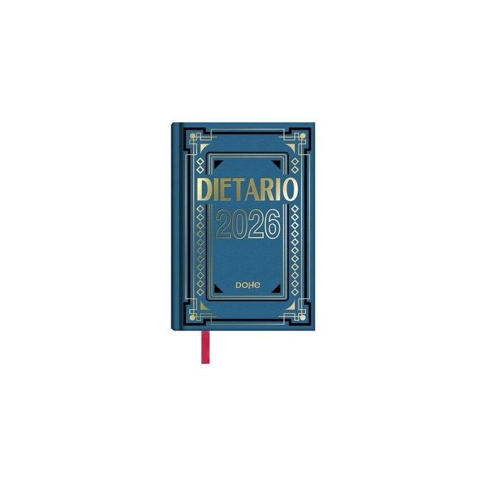 Dohe Octavo 11.5x16.5 cm Dp Cartón Geltex C-Surtidos Dietario Anual 2026 Día Página Papel Blanco FSC