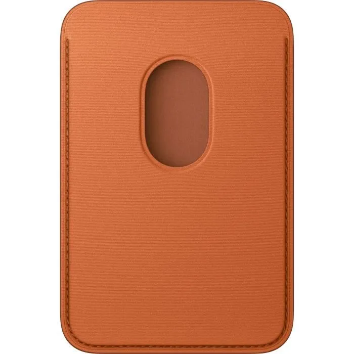 Apple MGH64ZMA - Funda para iPhone con MagSafe en tejido fino color Naranja zorro