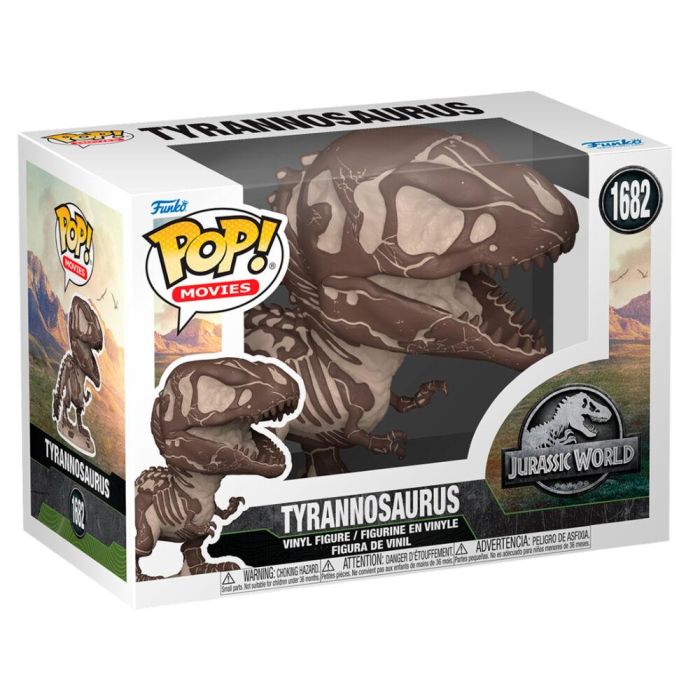 Funko 80225 Pop! Figura de Vinilo Tiranosaurio Rex Fósil Jurassic World Coleccionable 9.9 cm 1