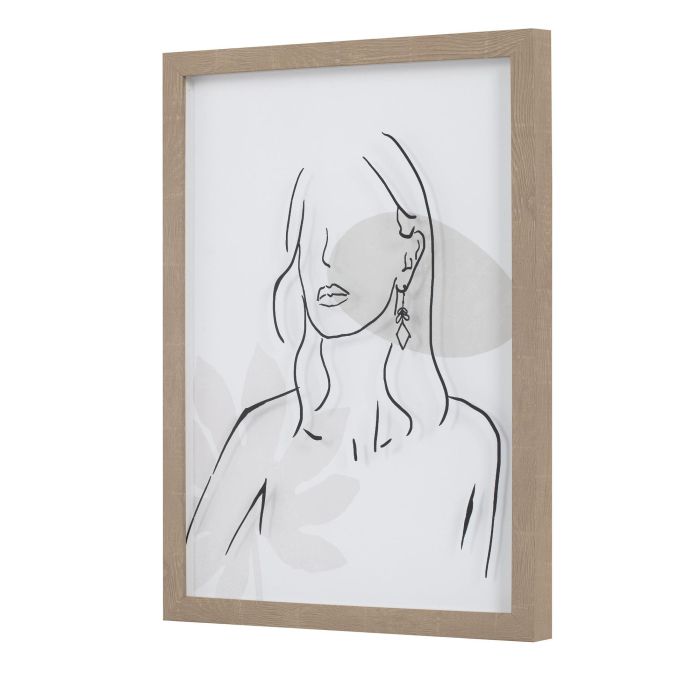 Cuadro Scandi DKD Home Decor Natural Negro 2.5 x 43 x 33 cm (4 Unidades) 1 Cuadro Scandi DKD Home Decor Natural Negro 2.5 x 43 x 33 cm (4 Unidades) 1