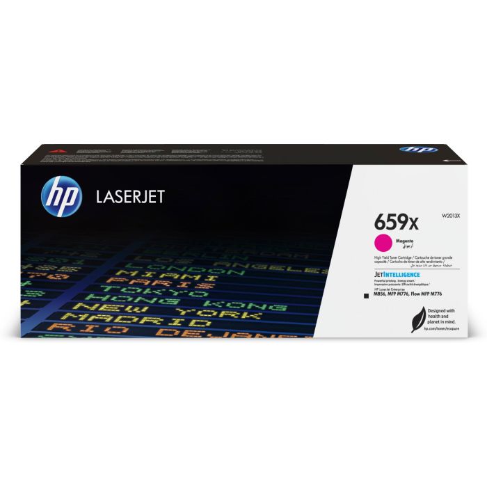HP Toner Magenta 659X para LaserJet Enterprise M856Dn, M751Dn, M776Z, M776Zs