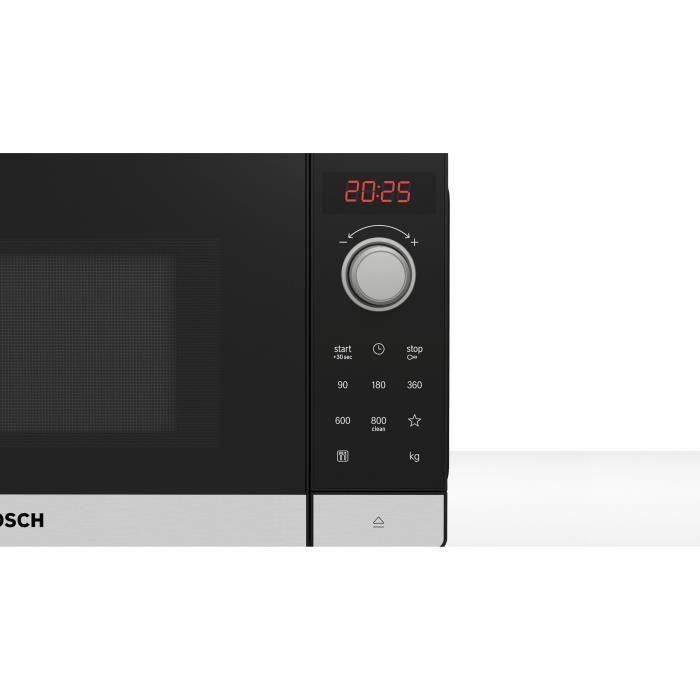 Microondas de libre instalación BOSCH SER2 - FFL023MS2F - Negro - 1 modo de cocción - 26 x 44,2 x 34,5 cm 1 Microondas de libre instalación BOSCH SER2 - FFL023MS2F - Negro - 1 modo de cocción - 26 x 44,2 x 34,5 cm 1