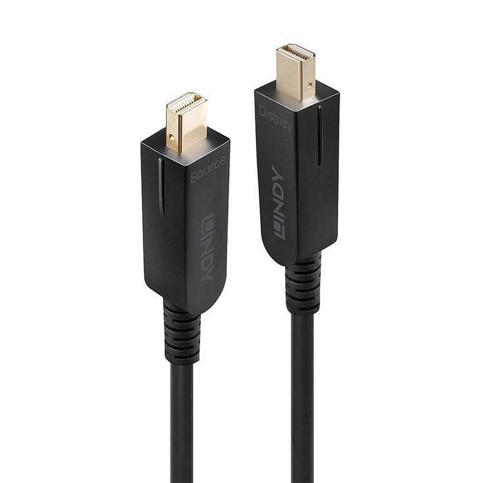 Lindy 70m Fibre Optic Hybrid Mini DisplayPort 1.4 Cable with Detachable DP Connectors 1 Lindy 70m Fibre Optic Hybrid Mini DisplayPort 1.4 Cable with Detachable DP Connectors 1