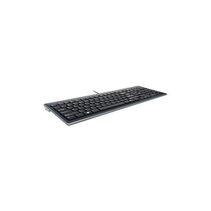 Teclado Kensington Advance Fit Negro Qwerty Español 0 Teclado Kensington Advance Fit Negro Qwerty Español 0
