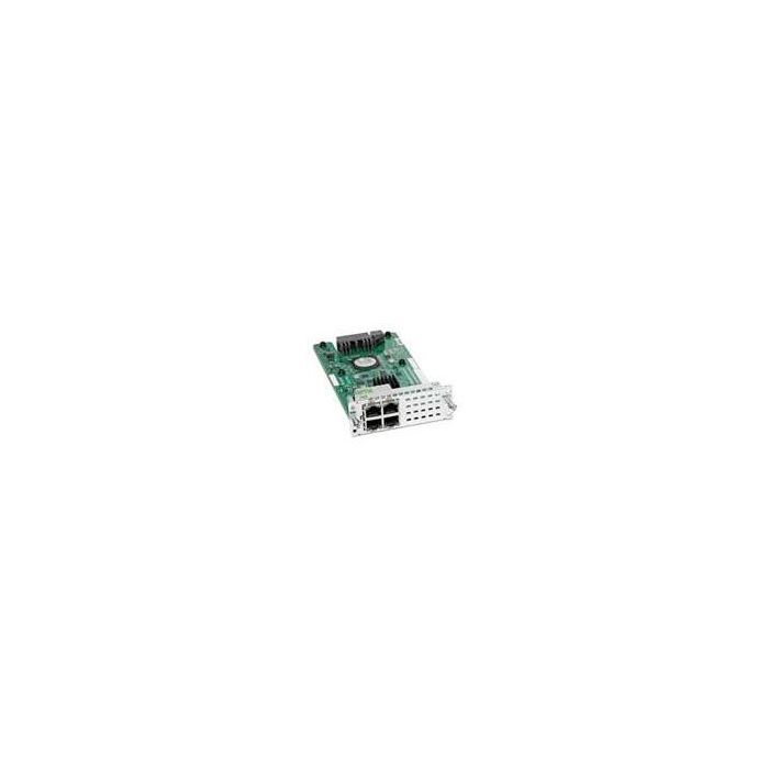 Cisco NIM-ES2-4= Switch Gigabit Ethernet de 4 Puertos L2 10/100/1000 Mbit/s para Cisco 4000 Series