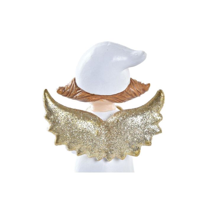 Figura Navidad Tradicional DKD Home Decor Blanco Rosa 5 x 14 x 7 cm (2 Unidades) 2 Figura Navidad Tradicional DKD Home Decor Blanco Rosa 5 x 14 x 7 cm (2 Unidades) 2