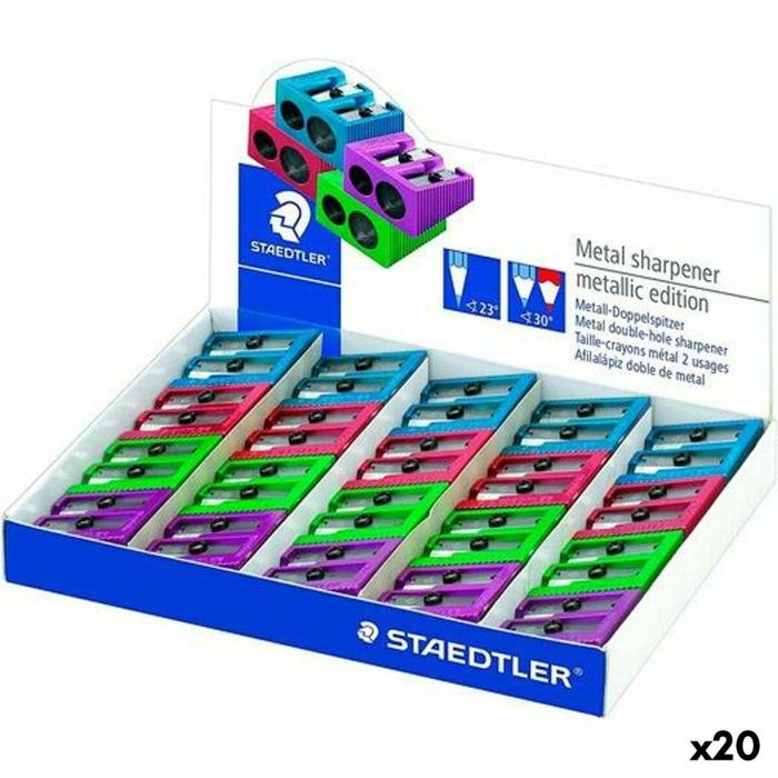 Sacapuntas Staedtler Metal (20 Unidades) 2 Sacapuntas Staedtler Metal (20 Unidades) 2