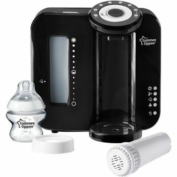 TOMMEE TIPPEE Perfect Prep - calienta biberones - nueva función hot shot - negro