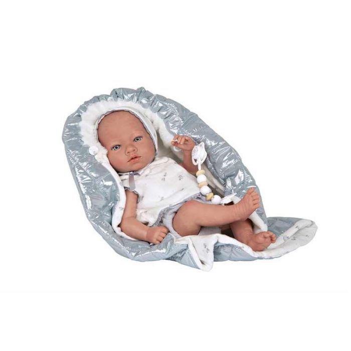 Muñeca reborn arias 38 cm borja gris c/manta (cuerpo vinyl, sexo niño) 13 Muñeca reborn arias 38 cm borja gris c/manta (cuerpo vinyl, sexo niño) 13
