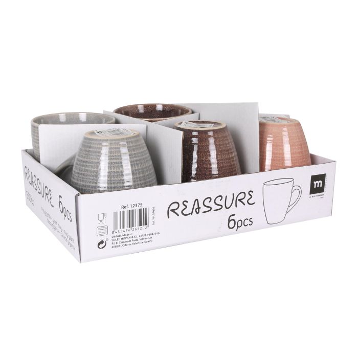 Inde Jarra Mug Gigante Reassure 550 cc - 14 x 10.2 x 11.5 cm (24 Unidades) 2
