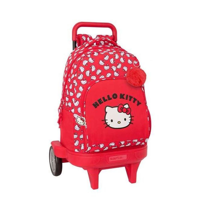 Safta Mochila Grande con Ruedas Extraíble Compact Evolution Hello Kitty Iconic 450x330x220 mm Safta Mochila Grande con Ruedas Extraíble Compact Evolution Hello Kitty Iconic 450x330x220 mm
