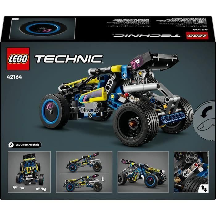 LEGO 42164 Technic Buggy de Carreras Todoterreno, Vehículo de Rally, Coche de Carreras, Juguete de Construcción 5 LEGO 42164 Technic Buggy de Carreras Todoterreno, Vehículo de Rally, Coche de Carreras, Juguete de Construcción 5