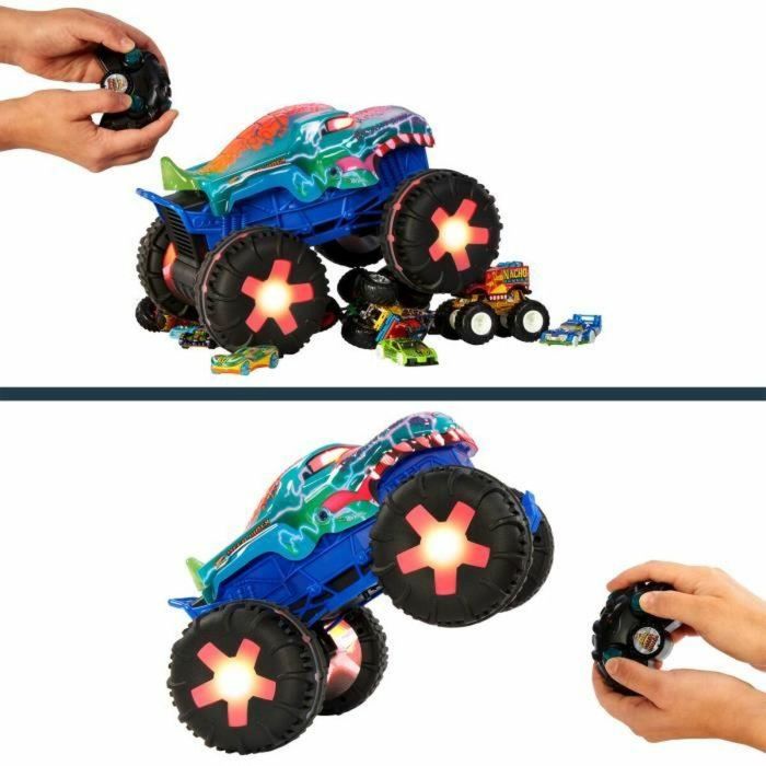 Hot Wheels JBD90 Monster Trucks Mega-Wrex Vehículo de Control Remoto a Escala 1/15 4 Hot Wheels JBD90 Monster Trucks Mega-Wrex Vehículo de Control Remoto a Escala 1/15 4