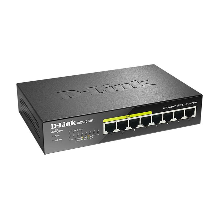 Switch D-Link DGS-1008P/E 2