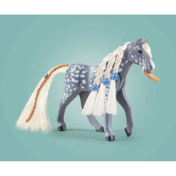 Playmobil 71353 Amelia & Whisper con Caja para Caballos de Cascada - Juego de Figuras y Accesorios para Niños a Partir de 5 Años 4