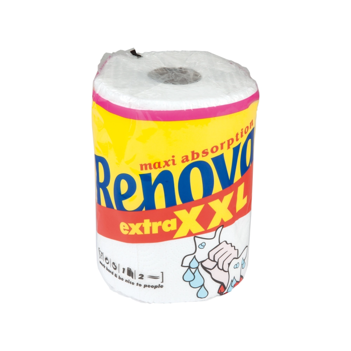 Renova Papel de Cocina XXL Maxi Ultra Absorbente 2 Capas 28.8 Metros Renova Papel de Cocina XXL Maxi Ultra Absorbente 2 Capas 28.8 Metros