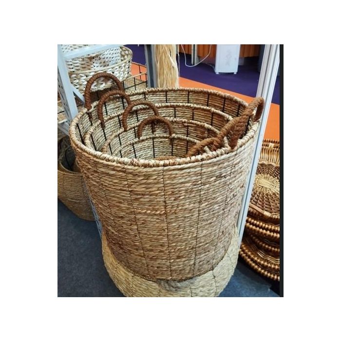 Cesta Cottage DKD Home Decor Marron Claro Marron Oscuro 46 x 55 x 53 cm Set de 4 1 Cesta Cottage DKD Home Decor Marron Claro Marron Oscuro 46 x 55 x 53 cm Set de 4 1