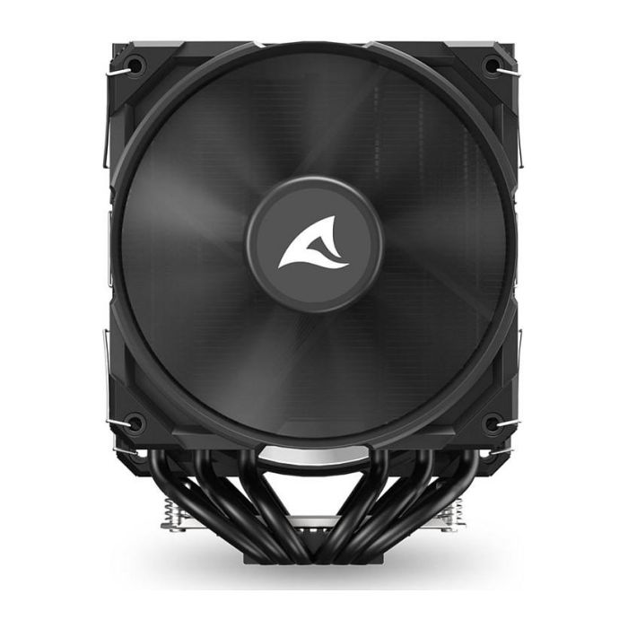 Sharkoon A60 Refrigerador de aire para CPU, Doble Torre, 6 Tubos de Calor, 2x12 cm PWM, 260W TDP, LGA1851, Negro 6