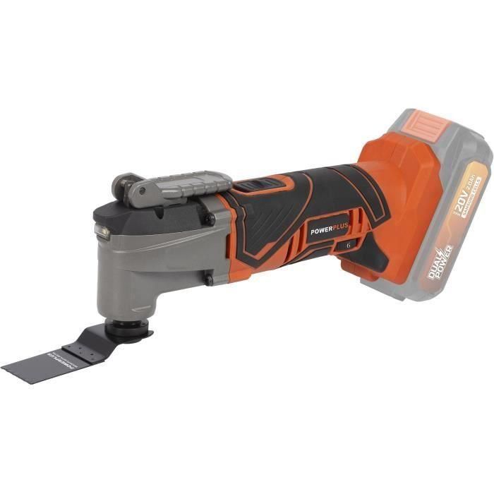 Herramienta multifunción inalámbrica de 20V + 5 Accesorios de doble potencia POWDP4060 - Entregado sin batería o cargador 5 Herramienta multifunción inalámbrica de 20V + 5 Accesorios de doble potencia POWDP4060 - Entregado sin batería o cargador 5
