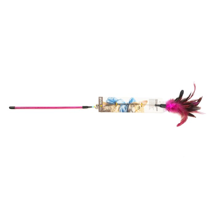 Meissa Caña Vara Juguete para Gatos con Muelle y Plumas – Juego Interactivo que Estimula su Caza Natural 3 Meissa Caña Vara Juguete para Gatos con Muelle y Plumas – Juego Interactivo que Estimula su Caza Natural 3