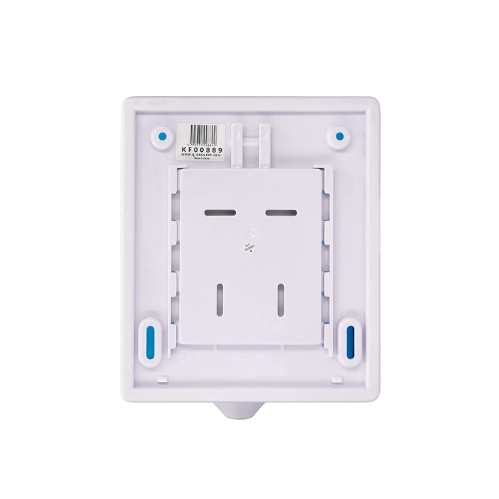 Q-connect Dispensador Higiénico de Papel Secamanos 22.5x27.5x22 cm 7