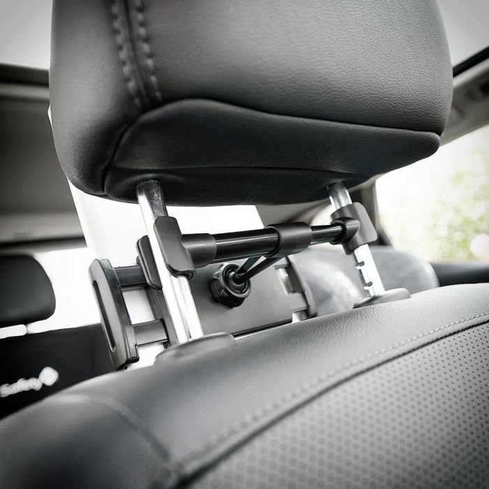 Innovagoods Soporte de tablet para coche V0103620, ajustable 12-20 cm, ABS - silicona, rotación 360° 8