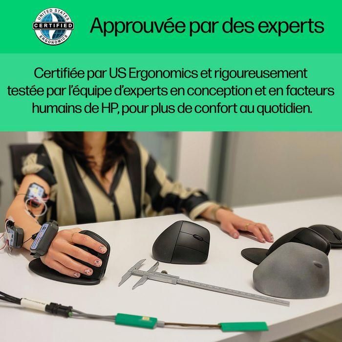 HP 920 Ratón Inalámbrico Ergonomico Vertical con Reposamuñecas 8