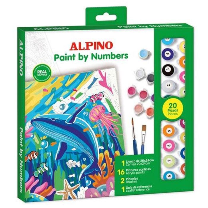 Set de Pintura por Números Alpino Ocean 6 Unidades 1